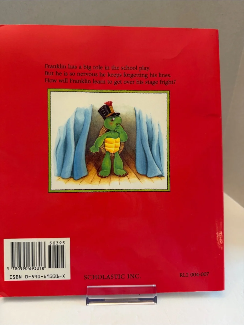💕5/25💕Scholastic Franklin's School Play - Red & Green Illustrated Cover